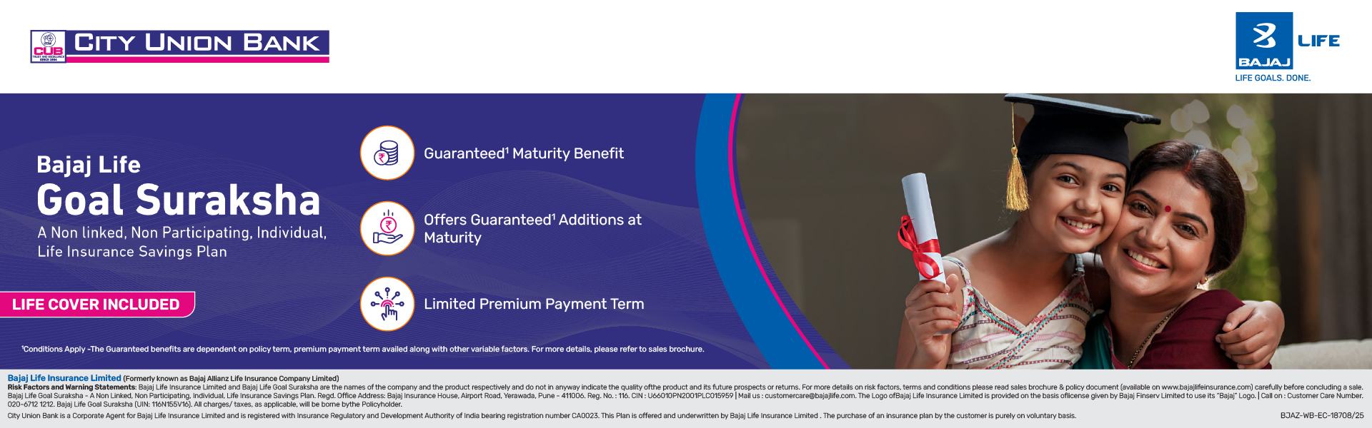 BAJAJ LIFE INSURANCE GoalSuraksha