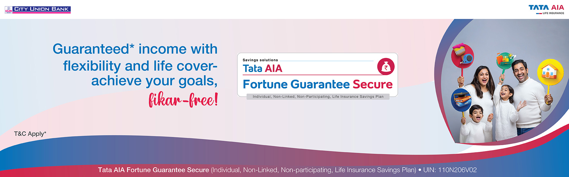 Tata AIA Life Insurance Fortune Guarantee Secure