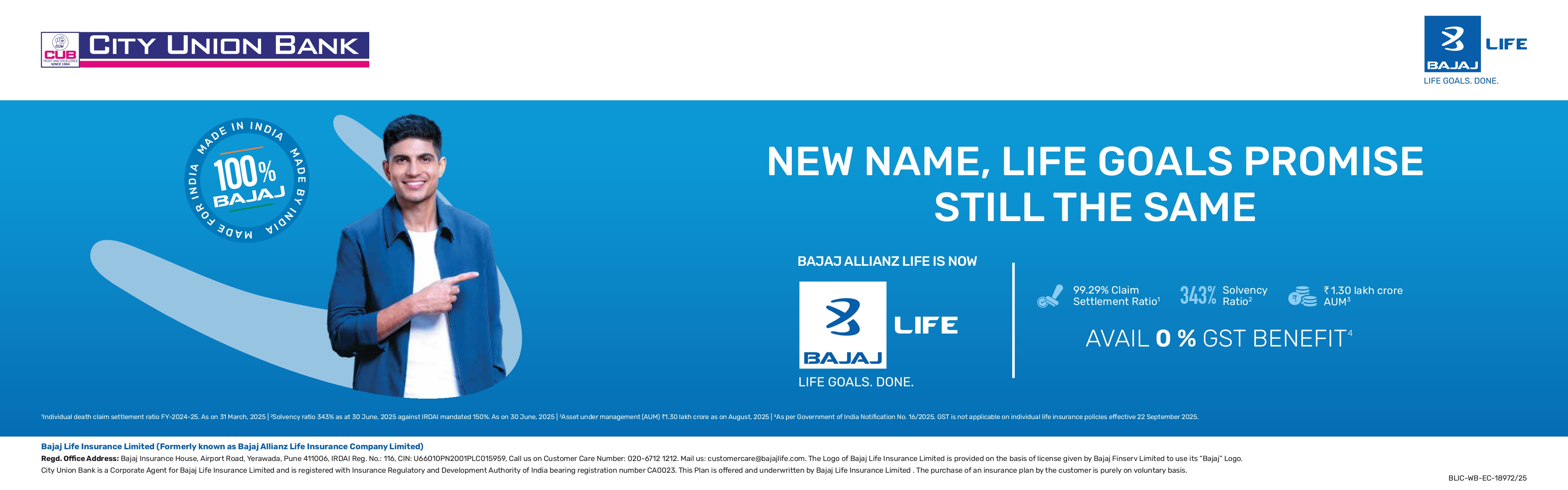 BAJAJ LIFE INSURANCE COMPANY LTD.